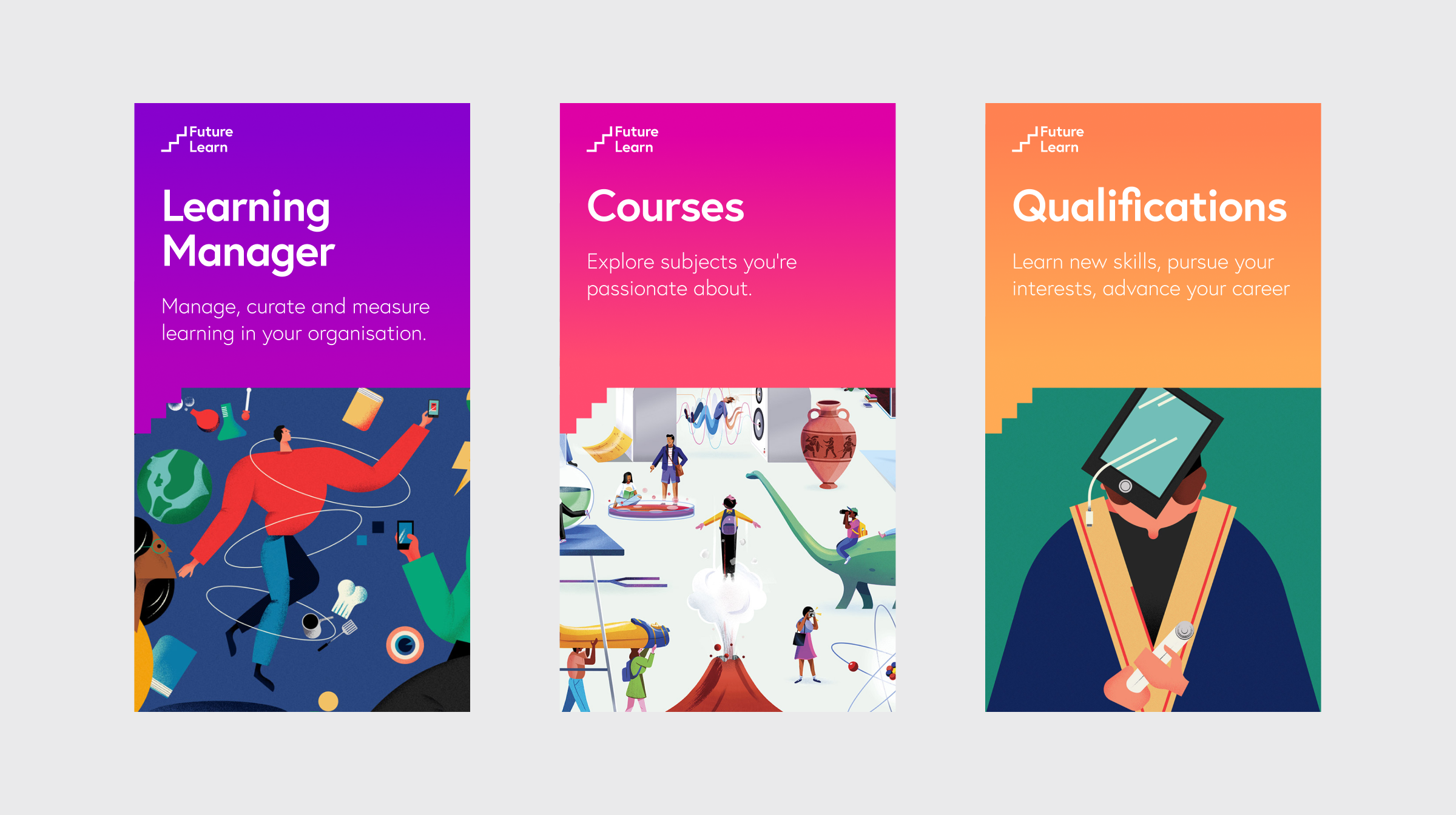 Product branding for Learning Manager, Courses and Qualifications